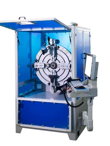 EC-650 CNC edgewise coil winding machine for precision flat wire coil production