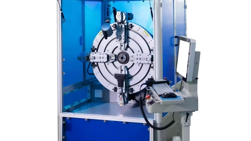 EC-650 CNC edgewise coil winding machine for precision flat wire coil production