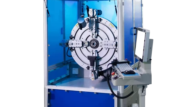 EC-650 CNC edgewise coil winding machine for precision flat wire coil production