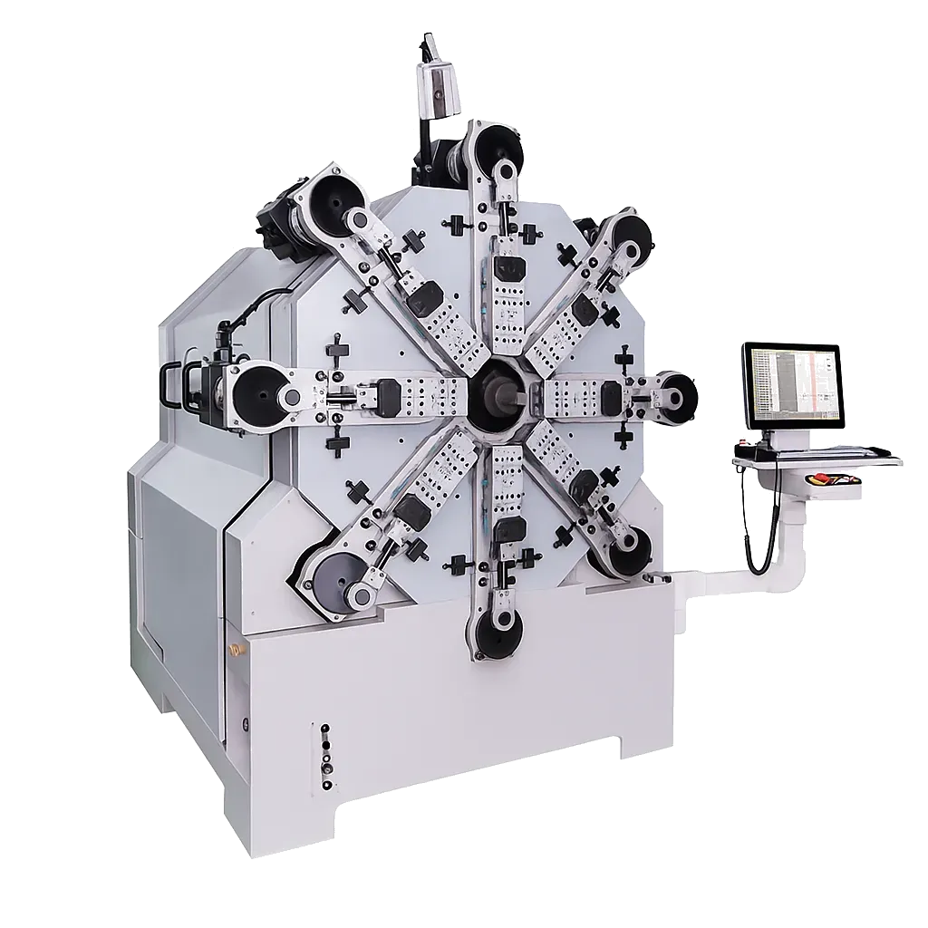 ES-1245R Wire Rotary Camless Spring Machine for High Precision Spring Forming