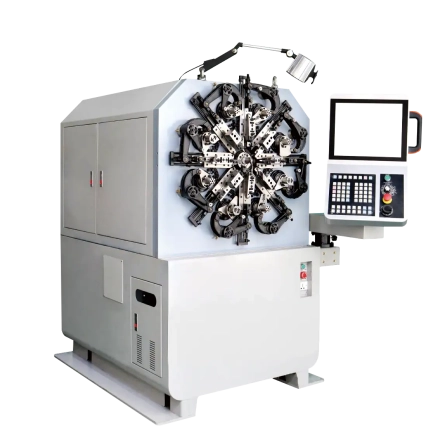 Spring Machine for Precision & Micro Springs Ø0.3–2.5 mm, with wire rotation
