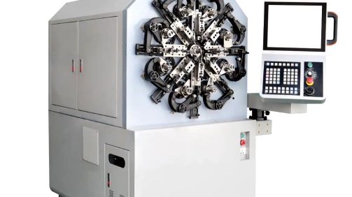 Spring Machine for Precision & Micro Springs Ø0.3–2.5 mm, with wire rotation