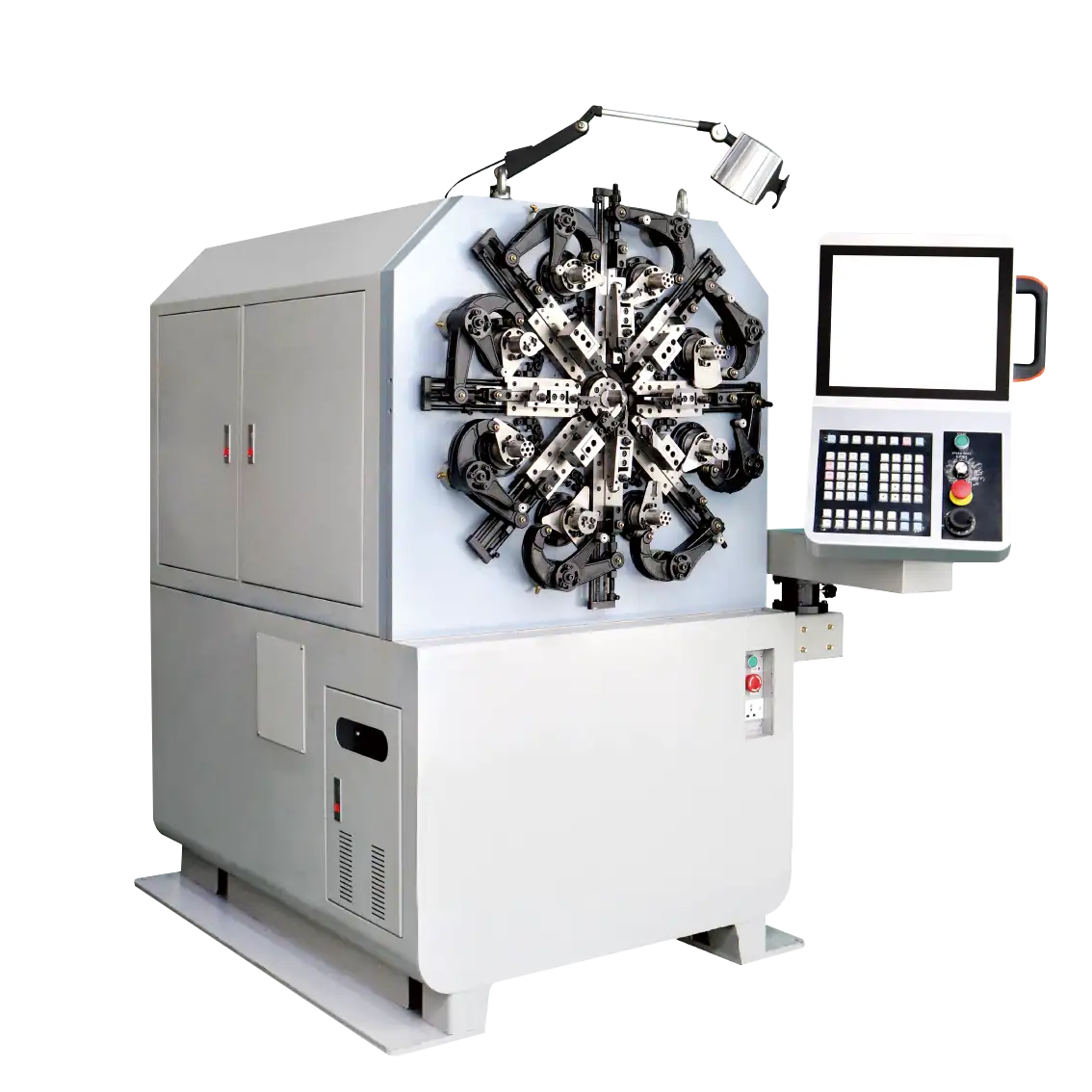 Spring Machine for Precision & Micro Springs Ø0.3–2.5 mm, with wire rotation
