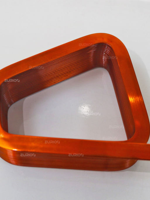 Hub motor with trapezoidal coil winding for enhanced power and efficiency. Trapezoidal coil winding for high-performance hub motors used in electric vehicles. Precision winding technology for trapezoidal coils in hub motors. Custom trapezoidal coil design for EV hub motor applications. High-power hub motor coil with optimized trapezoidal winding for maximum efficiency.