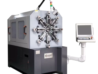 ES-1225R camless wire rotary spring coiling forming machine for precision and complex spring forming