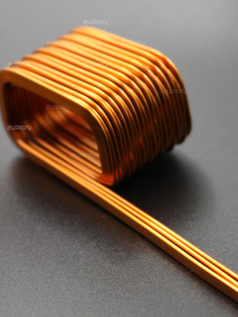 EurionCNC Multi-Layer Square Flat Wire Coil – Precision Edgewise Winding
