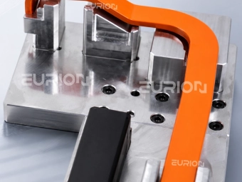 Complex EV busbar connector forming solution for one-piece copper busbars used in EV battery packs, BMS and PDU applications.