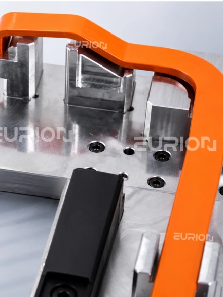 Complex EV busbar connector forming solution for one-piece copper busbars used in EV battery packs, BMS and PDU applications.